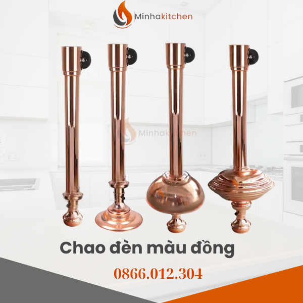 Ống hút khói màu đồng là thiết bị hút mùi được lắp trực tiếp phía trên bếp nướng, giúp thu gom toàn bộ khói, mùi thức ăn phát sinh trong quá trình nấu nướng.