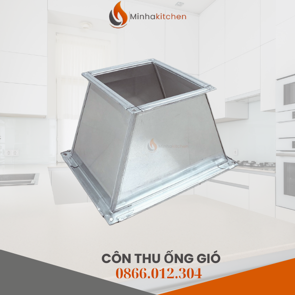 Giới Thiệu Chung Về Côn Thu Ống Gió Vuông Trong hệ thống thông gió, việc kết nối các tuyến ống gió chính với các nhánh phụ là điều cần thiết để phân phối luồng không khí đến nhiều khu vực khác nhau. Và côn thu ống gió vuông chính là giải pháp hoàn hảo giúp tối ưu hóa dòng chảy khí, tăng hiệu quả thông gió, đồng thời mang đến sự đồng bộ và thẩm mỹ cho toàn hệ thống.