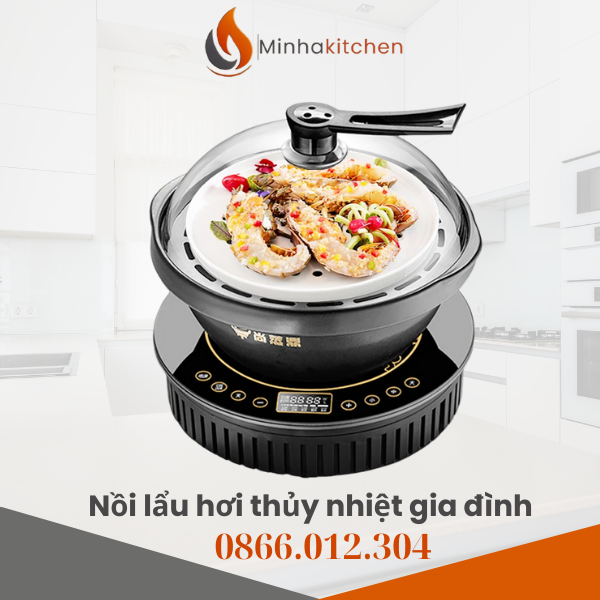 Khác với cách nấu lẩu truyền thống dùng nhiều nước hoặc dầu mỡ, nồi lẩu hơi thủy nhiệt gia đình hoạt động dựa trên cơ chế hấp bằng hơi nước áp suất cao, giúp thực phẩm chín đều nhưng không bị mất chất dinh dưỡng.