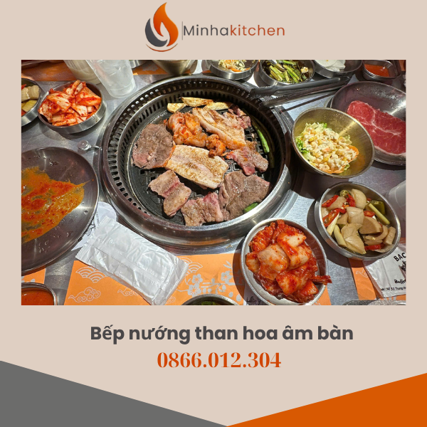 Trong thị trường ẩm thực đang ngày càng cạnh tranh, việc lựa chọn bếp nướng phù hợp đóng vai trò quyết định đến sự thành công của quán nướng. Một trong những thiết bị được đánh giá cao nhất hiện nay chính là bếp nướng than hoa không khói hút âm Hàn Quốc – lựa chọn số 1 của nhiều quán nướng cao cấp lẫn bình dân.  Vậy khách hàng thực sự yêu thích điều gì ở dòng bếp này? Hãy cùng Minhakitchen khám phá góc nhìn thực tế từ chính người dùng để hiểu rõ lý do khiến loại bếp này trở thành "trái tim" của nhiều mô hình nhà hàng BBQ.