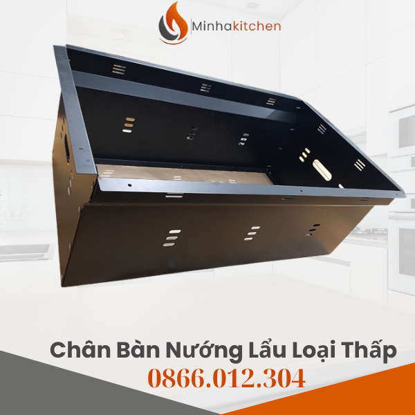 rong thiết kế nhà hàng BBQ hiện đại, chân bàn lẩu nướng loại thấp là lựa chọn tối ưu cho những mô hình ẩm thực mang phong cách Nhật Bản và Hàn Quốc. Đây không chỉ là giải pháp cố định bếp nướng chắc chắn, mà còn giúp không gian trở nên sang trọng, đồng bộ và nâng cao trải nghiệm khách hàng.