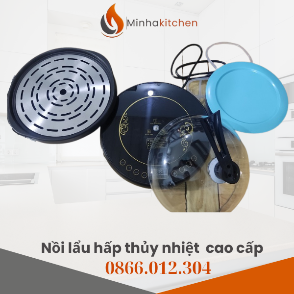 Nồi lẩu hấp thủy nhiệt Hồng Kông gia đình hoạt động dựa trên nguyên lý gia nhiệt nước – tạo hơi nước nóng – dẫn hơi trực tiếp làm chín thực phẩm. Thay vì đun sôi nước dùng như lẩu truyền thống, thực phẩm được hấp chín từ dưới lên.