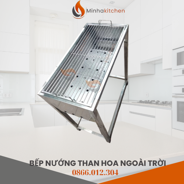 Trong những năm gần đây, bếp nướng than hoa ngoài trời inox trở thành xu hướng lựa chọn hàng đầu của nhiều gia đình, nhà hàng và quán BBQ. Không chỉ mang đến trải nghiệm nướng thơm ngon, đúng vị, sản phẩm còn có thiết kế hiện đại, bền bỉ, tiện lợi cho các buổi dã ngoại, picnic hay tiệc ngoài trời. Nếu bạn đang tìm giá bếp nướng than hoa ngoài trời inox tại Hà Nội, hãy cùng Minhakitchen tìm hiểu chi tiết dưới đây để có lựa chọn phù hợp nhất.