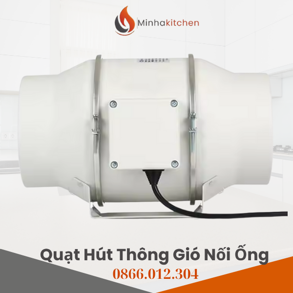 1. Quạt nối ống thông gió phi D100 là gì? Quạt nối ống thông gió phi D100 là thiết bị chuyên dụng dùng để hút mùi, hút khói, cấp gió tươi hoặc tăng áp lực gió trong hệ thống thông gió sử dụng ống dẫn tròn phi 100mm. Sản phẩm được sử dụng nhiều trong nhà hàng, bếp ăn công nghiệp, quán nướng, quán trà sữa, nhà phố và chung cư.