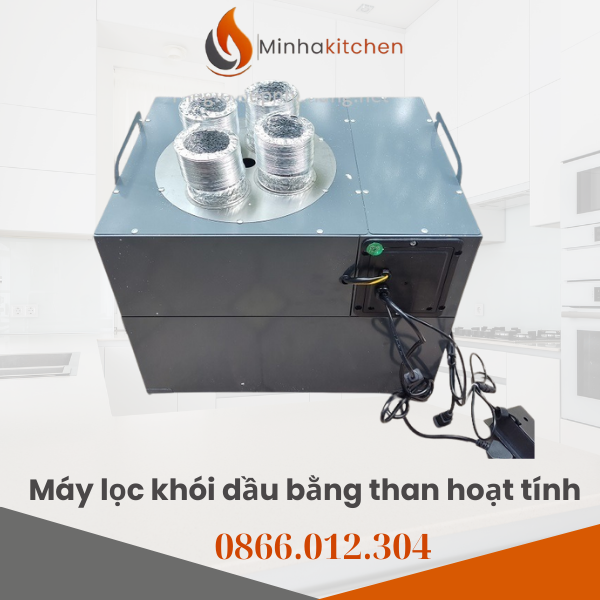Giới thiệu Ẩm thực lẩu nướng tại bàn đang trở thành xu hướng phổ biến tại Việt Nam. Tuy nhiên, một trong những vấn đề khiến cả chủ quán và thực khách lo lắng chính là khói và mùi dầu mỡ ám vào không gian, quần áo và gây khó chịu khi thưởng thức. Đó cũng là lý do máy khử mùi hút khói bếp lẩu nướng tại bàn ra đời – thiết bị chuyên dụng giúp hút sạch khói, khử mùi triệt để, tạo không gian thoáng mát – trong lành – chuyên nghiệp cho nhà hàng. Hiện tại, Minhakitchen cung cấp 2 dòng máy hút khói tại bàn: Máy hút khói bằng than hoạt tính Máy hút khói bằng nước Mỗi loại đều có những ưu điểm riêng, phù hợp cho nhu cầu đa dạng của nhà hàng và hộ gia đình.