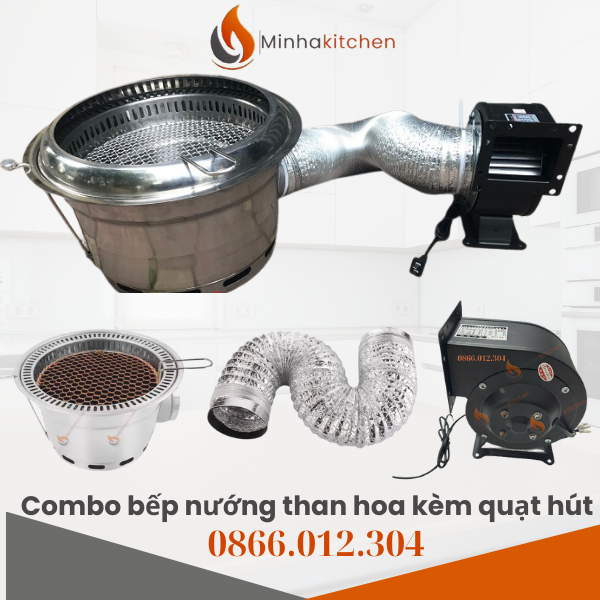 Trong mô hình nhà hàng BBQ hiện đại, một không gian ăn uống thoáng, sạch khói và không ám mùi là điều mà bất kỳ chủ quán nào cũng hướng tới. Để đáp ứng nhu cầu đó, bếp nướng than hoa kèm quạt hút đã trở thành giải pháp tối ưu, vừa mang đến trải nghiệm nướng chuẩn vị than hoa truyền thống, vừa đảm bảo không gian sạch sẽ – chuyên nghiệp – sang trọng.