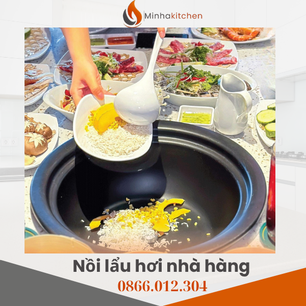 Nếu bạn đang tìm giải pháp nấu lẩu hơi hiện đại, nồi lẩu thủy nhiệt Hongkong nhà hàng chắc chắn là lựa chọn không thể bỏ qua. Không chỉ giúp giữ trọn dinh dưỡng và hương vị nguyên bản của thực phẩm, dòng sản phẩm này còn mang đến trải nghiệm ẩm thực mới mẻ, chuyên nghiệp cho nhà hàng của bạn.