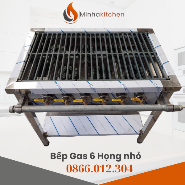 Bạn đang tìm kiếm bếp gas Hàn Quốc 6 họng chất lượng, giá hợp lý tại Hà Nội để phục vụ nhu cầu nấu nướng cho nhà hàng, quán ăn, bếp công nghiệp? Trong bài viết này, Minhakitchen sẽ giới thiệu chi tiết về sản phẩm, bảng giá, cũng như những lý do vì sao đây là lựa chọn tối ưu cho các mô hình kinh doanh ẩm thực.