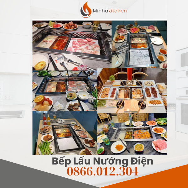 1. Tại sao nhà hàng BBQ nên ưu tiên bếp lẩu nướng kết hợp? Hiện nay, xu hướng thực khách thích thưởng thức "lẩu kèm nướng" trong cùng một bữa tiệc đang tăng cao. Việc sở hữu dòng bếp lẩu nướng đa năng bằng điện mang lại những lợi ích vượt trội: