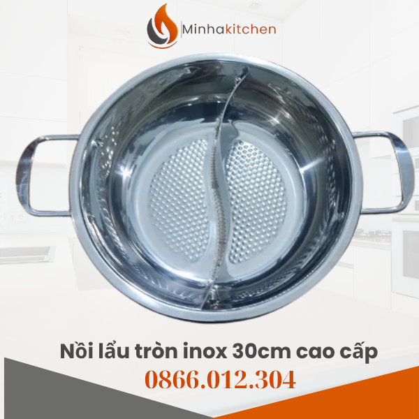 Trong những năm gần đây, xu hướng thưởng thức các món lẩu đa dạng hương vị ngày càng phổ biến không chỉ tại nhà hàng mà ngay cả trong gia đình. Thay vì chỉ có một loại nước lẩu truyền thống, nhiều thực khách muốn được trải nghiệm nhiều hương vị khác nhau trong cùng một bữa ăn. Đây chính là lý do khiến nồi lẩu tròn inox 2 ngăn 30cm cao cấp trở thành sự lựa chọn hoàn hảo cho cả nhà hàng chuyên nghiệp lẫn bữa ăn gia đình.
