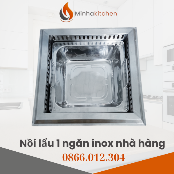 Trong các nhà hàng, quán lẩu hay thậm chí bữa ăn gia đình, nồi ăn lẩu inox 1 đáy vuông luôn là dụng cụ không thể thiếu để mang đến trải nghiệm ẩm thực trọn vẹn. Với thiết kế hiện đại, chất liệu inox cao cấp và kích thước phù hợp cho nhiều món lẩu khác nhau, sản phẩm đang được đông đảo nhà hàng tại Hà Nội lựa chọn.