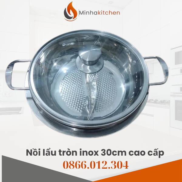 Nồi lẩu 2 ngăn inox là loại xoong nấu lẩu được thiết kế vách ngăn cố định ở giữa, cho phép nấu hai loại nước lẩu khác nhau trong cùng một nồi. Đây là giải pháp hoàn hảo cho: