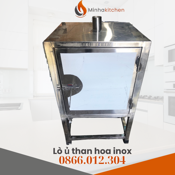 Lò Ủ Than Hoa – Giải Pháp Giữ Than Đỏ Liên Tục Cho Quán Nướng BBQ Lò ủ than hoa inox là thiết bị được thiết kế chuyên dụng cho nhà hàng, quán nướng BBQ, giúp: Mồi than nhanh chóng Dự trữ than luôn trong trạng thái cháy đỏ Cấp than tức thì cho bếp nướng khi cần Nhờ đó, bếp nướng luôn sẵn sàng hoạt động, không gián đoạn ngay cả trong giờ cao điểm đông khách.