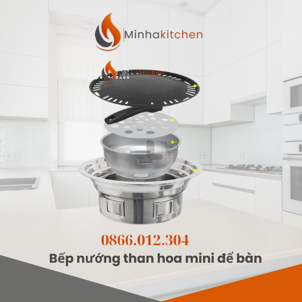 Trong những năm gần đây, bếp nướng than hoa mini để bàn trở thành xu hướng không chỉ trong các buổi picnic, cắm trại mà còn được nhiều nhà hàng, quán ăn bình dân và quán trà sữa nướng lựa chọn. Với thiết kế nhỏ gọn, dễ sử dụng, giá thành hợp lý, dòng sản phẩm này đang dần chiếm lĩnh thị trường và trở thành công cụ hỗ trợ đắc lực cho cả kinh doanh lẫn nhu cầu gia đình.