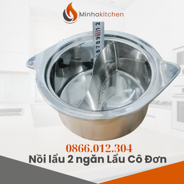 1. Nồi lẩu 2 ngăn lẩu cô đơn là gì?  Nồi lẩu 2 ngăn lẩu cô đơn là dòng sản phẩm mini cao cấp được thiết kế đặc biệt cho mô hình lẩu 1 người, hay còn gọi là lẩu FA – lẩu cô đơn, đang rất thịnh hành tại các quán ăn, nhà hàng, và khu ẩm thực hiện nay.