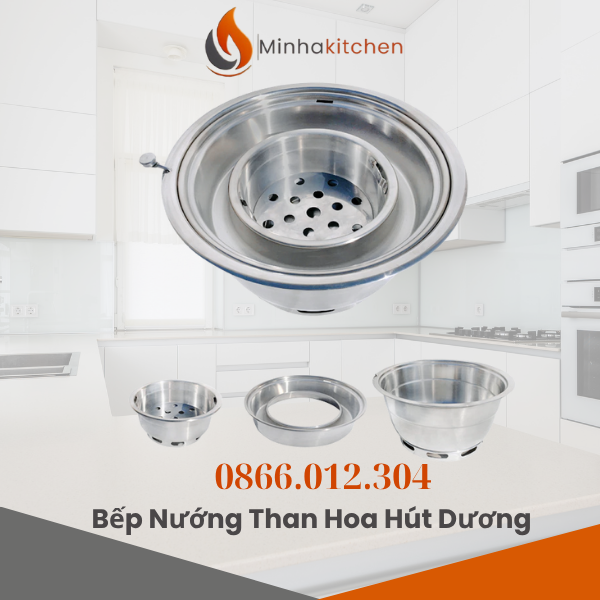 Bếp nướng than hoa không khói hút dương là loại bếp sử dụng than hoa hoặc than sinh học làm nhiên liệu, kết hợp hệ thống hút khói dương để xử lý khói ngay từ bên trong bếp.