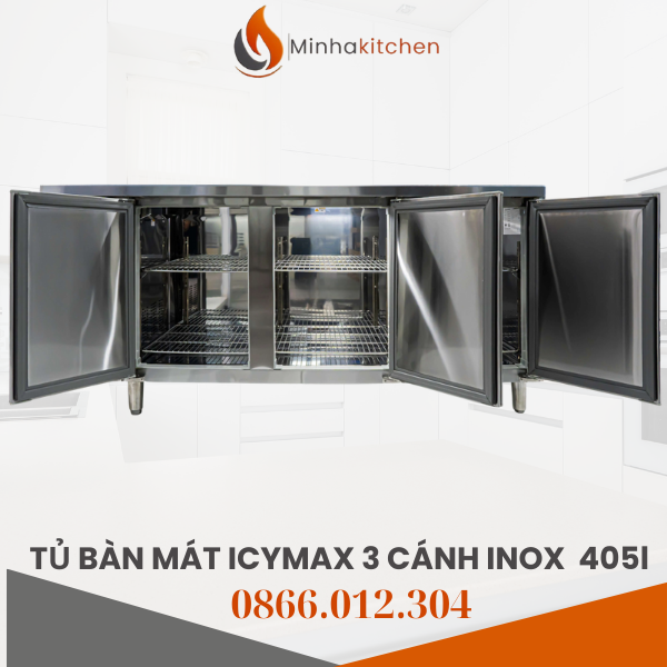 Trong các bếp ăn công nghiệp, nhà hàng, khách sạn hoặc quầy bar, bàn lạnh 3 cánh công nghiệp là thiết bị không thể thiếu. Sản phẩm giúp bảo quản thực phẩm tươi sống, đồ uống, nguyên liệu pha chế trong điều kiện nhiệt độ lý tưởng, đồng thời tích hợp mặt bàn thao tác tiện lợi, tiết kiệm diện tích và nâng cao hiệu suất làm việc.