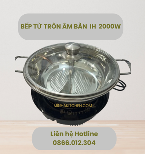 Khi cuộc sống sinh viên ngày càng năng động và tự lập, việc chọn một chiếc bếp từ phù hợp, tiết kiệm và dễ sử dụng là điều vô cùng quan trọng. Nếu bạn đang ở trọ, ở ký túc xá hoặc vừa bắt đầu kinh doanh nhỏ (bán lẩu mini, đồ ăn vặt...), thì bếp từ âm bàn tròn IH 2000W chính là “trợ thủ đắc lực” mà bạn không nên bỏ qua.