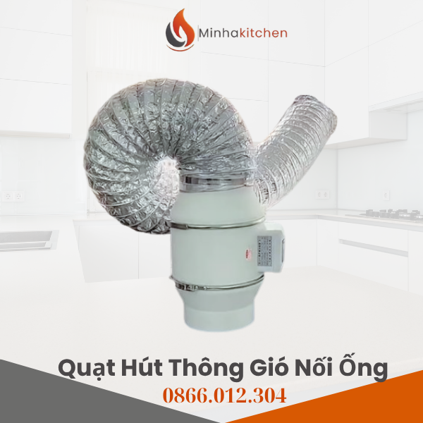 Quạt hút nối ống D100 là thiết bị thông gió gắn trực tiếp vào đường ống dẫn khí phi 100 mm. Quạt hoạt động theo cơ chế hút – đẩy liên tục