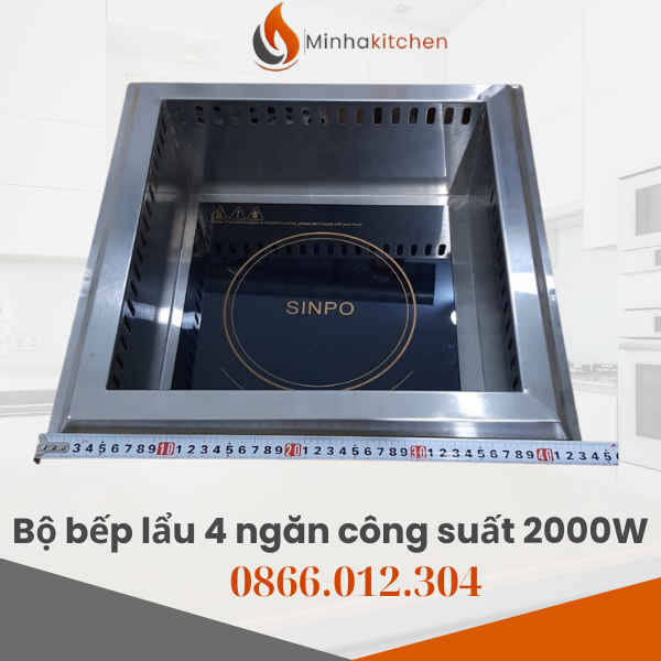 Trong những năm gần đây, mô hình nhà hàng chuyên lẩu ngày càng phát triển mạnh. Để phục vụ thực khách tốt hơn, các chủ quán ăn và nhà hàng thường lựa chọn bếp lẩu 4 ngăn công suất 2000W bởi thiết kế tiện lợi, hiện đại và tiết kiệm không gian. Vậy giá bán bếp lẩu 4 ngăn hiện nay là bao nhiêu? Hãy cùng tìm hiểu chi tiết trong bài viết dưới đây.