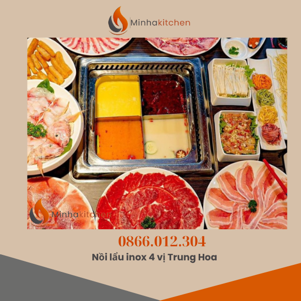 Trong các nhà hàng chuyên lẩu, đặc biệt là buffet và lẩu nướng, bếp lẩu 4 ngăn đã trở thành lựa chọn phổ biến. Thiết kế tiện lợi, dễ sử dụng, giúp phục vụ nhiều vị lẩu trong cùng một bữa ăn, sản phẩm này vừa tiết kiệm chi phí vận hành vừa nâng cao trải nghiệm khách hàng.