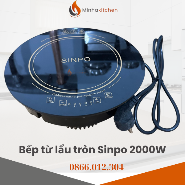 Trong xu hướng ẩm thực hiện đại, các nhà hàng lẩu luôn chú trọng đến sự tiện lợi, an toàn và thẩm mỹ trong setup bàn ăn. Một trong những thiết bị không thể thiếu chính là bếp từ lẩu âm bàn. Đặc biệt, dòng Bếp Từ Tròn 2000W có Điều Khiển Liền – Model Sinpo 288 đang là lựa chọn hàng đầu của nhiều chủ nhà hàng nhờ thiết kế tinh tế, công suất ổn định, dễ sử dụng và chi phí hợp lý.
