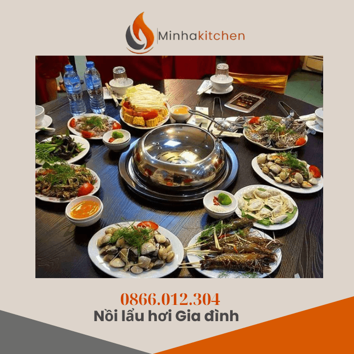 Mô hình lẩu hơi (lẩu hấp) đang là lựa chọn ưu tiên của các nhà hàng hiện đại nhờ đáp ứng đúng tiêu chí ăn uống lành mạnh của thực khách. Nếu bạn đang tìm kiếm giải pháp cung cấp trọn bộ bếp lẩu hơi nhà hàng cùng bàn ghế tại Hà Nội, Minh Hà Kitchen mang đến phương án thi công trọn gói, tối ưu chi phí và đồng bộ không gian.