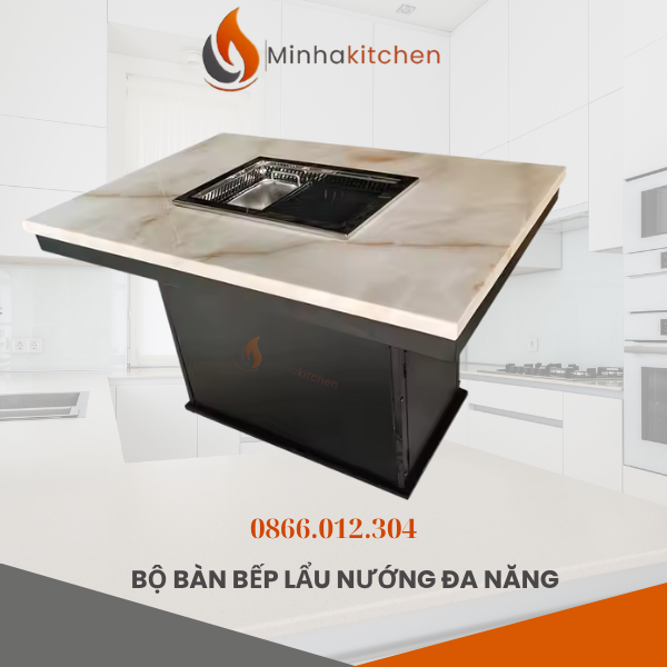 Bạn đang chuẩn bị mở quán lẩu nướng và chưa biết nên chọn loại bếp độc đáo, đem lại trải nghiệm mới cho khách hàng hay loại nồi nào cho phù hợp? Đừng lo! Trong bài viết này, Minhakitchen sẽ gợi ý cho bạn những combo bếp lẩu nướng đa năng 2 trong 1 đi kèm nồi inox chuyên dụng, giúp tối ưu chi phí đầu tư, nâng cao trải nghiệm thực khách và đặc biệt phù hợp với mô hình nhà hàng, buffet lẩu nướng đang phát triển mạnh hiện nay.