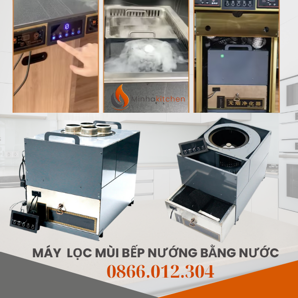 Trong các nhà hàng lẩu nướng BBQ, khói và mùi thức ăn luôn là “nỗi ám ảnh” lớn, ảnh hưởng trực tiếp đến trải nghiệm thực khách. Giải pháp hiệu quả và hiện đại nhất hiện nay chính là máy lọc khói tại bàn kết hợp bộ lọc khí bằng nước – vừa hút mùi triệt để, vừa đảm bảo không gian thoáng mát, sạch sẽ.