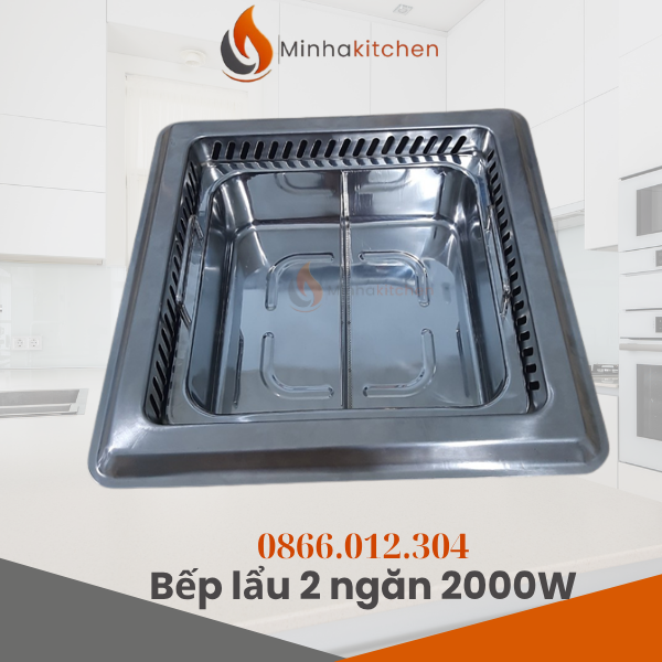 Bộ bếp lẩu 2 ngăn âm bàn 2000W đang là lựa chọn hàng đầu của nhiều nhà hàng, quán ăn bởi thiết kế sang trọng, hiệu suất cao và tính tiện lợi vượt trội. Đặc biệt trong dịp Quốc Khánh 2-9 – khi nhu cầu tụ họp, ăn uống của thực khách tăng cao – việc tạo điểm nhấn thực đơn với bộ bếp lẩu này sẽ giúp bạn “giữ chân” khách hàng hiệu quả.