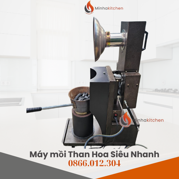 Trong các nhà hàng nướng, quán BBQ hay tiệc nướng tại gia, việc nhóm than nhanh chóng và an toàn luôn là một bài toán đau đầu. Thấu hiểu điều đó, dòng sản phẩm Máy Đốt Than – Máy Mồi Than Siêu Tốc ra đời như một giải pháp tối ưu, giúp việc đốt than trở nên đều lửa, sạch khói, tiết kiệm và cực kỳ nhanh chóng