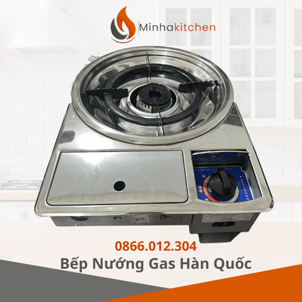 Bếp nướng gas Hàn Quốc đặt âm bàn chất lượng