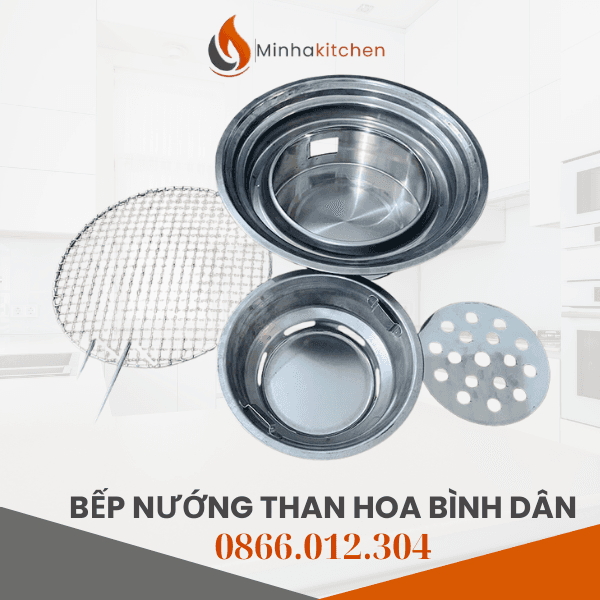 Bếp Nướng Than Hoa Dã Ngoại, Cắm Trại Tiện Lợi