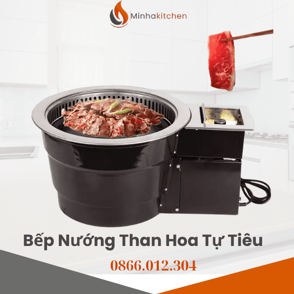 Bếp Nướng Than Hoa Tự Tiêu Không Khói - Mua Bếp Nướng Than Hoa Tự Tiêu Không Khói Giá Rẻ