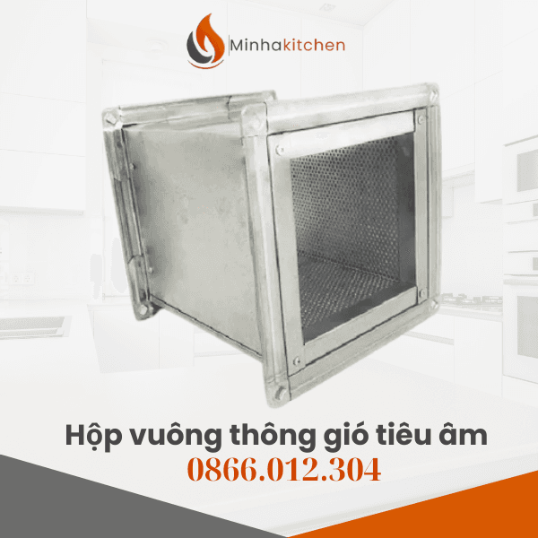 Hộp vuông thông gió tiêu âm- Hộp thông gió tiêu âm giá rẻ, chất lượng