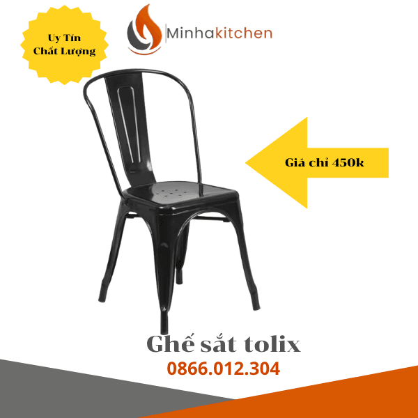 Ghế Sắt Tolix Bền Đẹp Cho Quán Cafe, Nhà Hàng