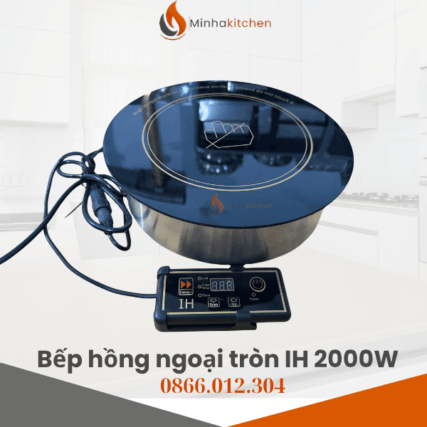 Bếp hồng ngoại IH 2000W - Bếp Hồng Ngoại 2000W Giá Tốt