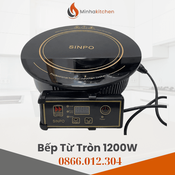 Bếp Từ Âm Bàn Công Suất 1200W- Mua Bếp Từ Âm Bàn Công Suất 1200W Giá Tốt Hà Nội