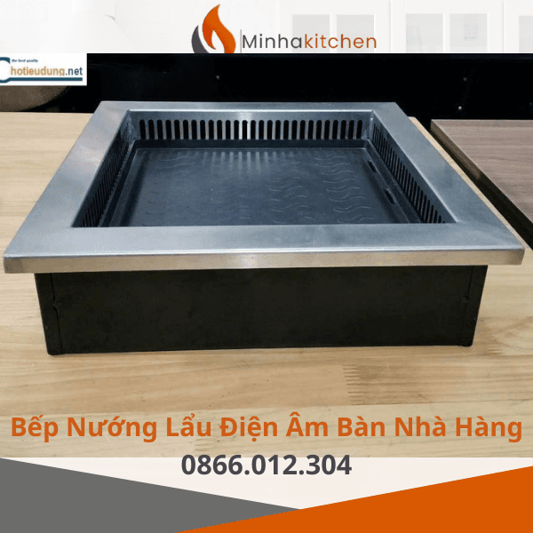 Bếp Nướng Lẩu Điện Âm Bàn Nhà Hàng