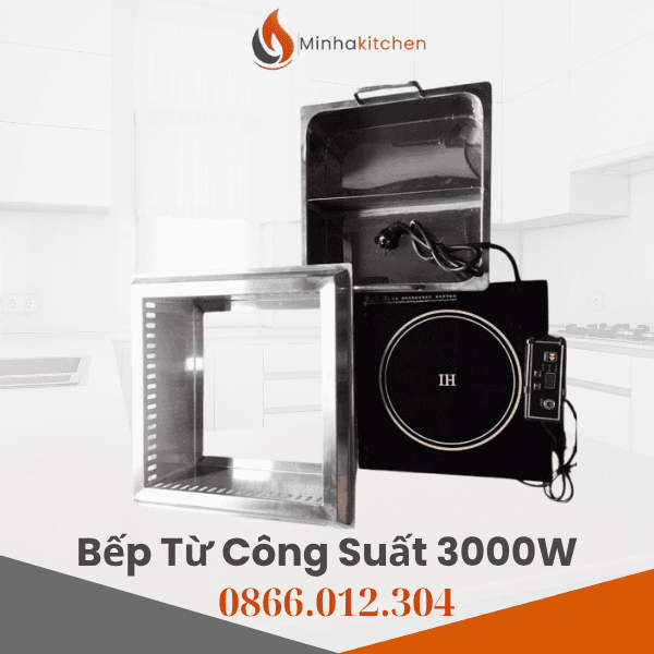 Bếp Từ Âm Bàn Công Suất 3000W- Bếp Từ Vuông Âm Bàn 3000W