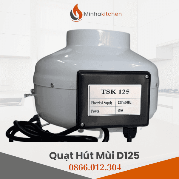 Quạt hút mùi nối ống phi 125 - Mua Quạt hút mùi nối ống phi 125 chất lượng