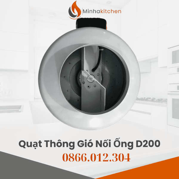 Quạt thông gió nối ống D200- Quạt thông gió nối ống D200 Chất