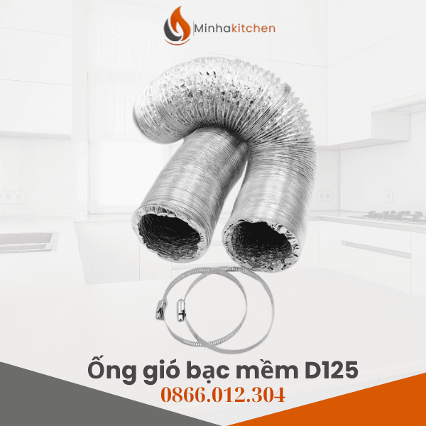 Ống Dẫn Gió Mềm Không Có Bảo Ôn D125