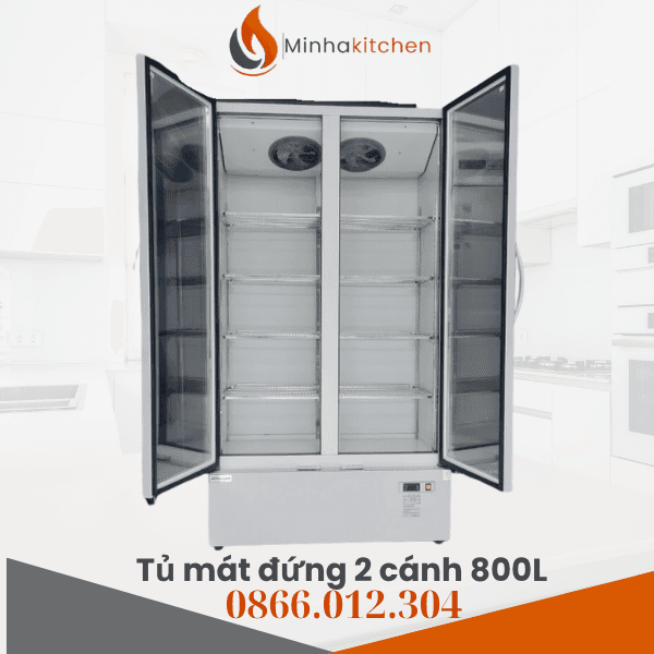Tủ mát đứng 2 cánh 800L- Chuyên cung cấp Tủ mát đứng 2 cánh 800L bảo quản đồ uống